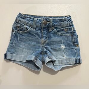 Girl's Justice Stylish Blue Denim Shorts for Kids